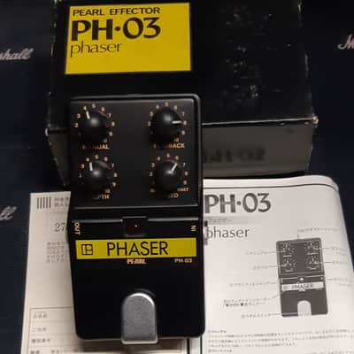 Pearl PH-03 Phaser with original BOX and JAPANESE Instructions 1980s MIJ ANALOG image 1