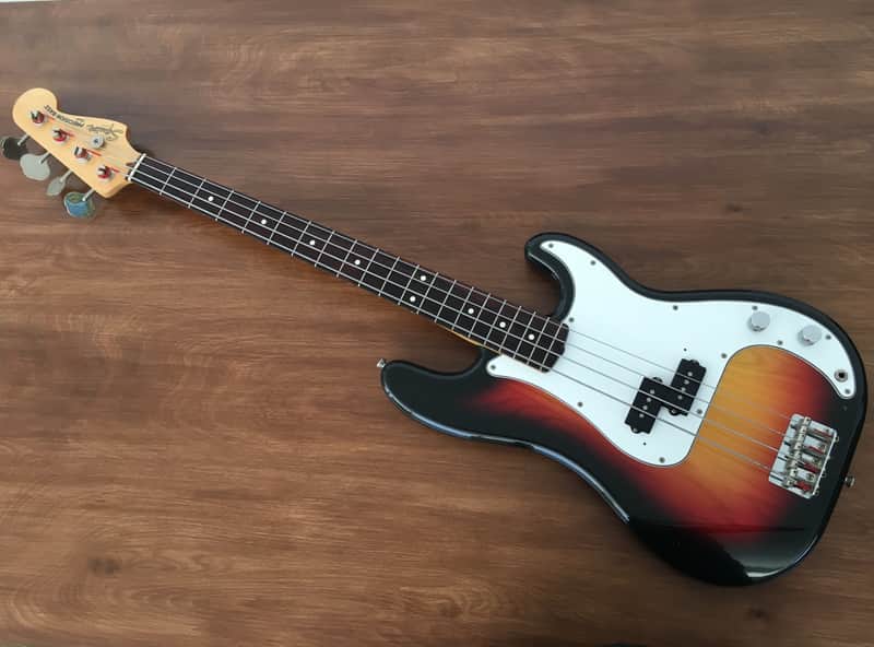 Squier SQ Series Japan Precision P Bass 1983-1984 Vintage Sunburst