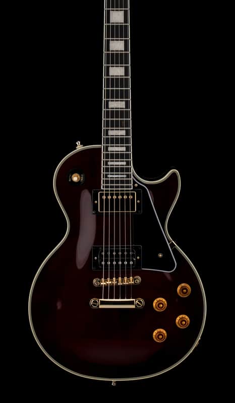 Epiphone Jerry Cantrell "Wino" Les Paul Custom (2023) - Dark Wine Red #29288 with Original Hard Case image 1