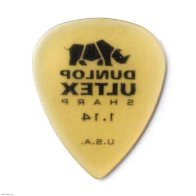 DUNLOP 433P1.14 Ultex Sharp 1.14 (6) Pick Pack image 2