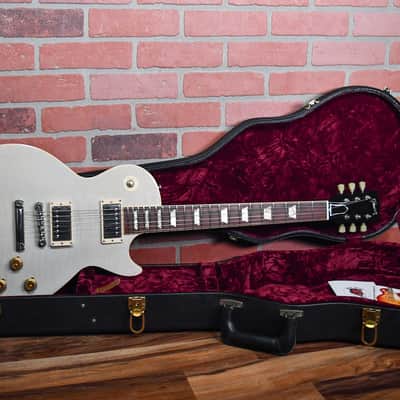 Gibson Custom Shop 1959 Les Paul Reissue Figured Maple Top Transparent White with Blue Back Finish 2005 w/OHSC image 2