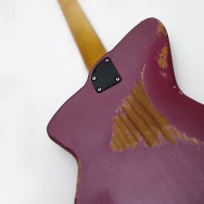 DWG Custom 34" Proto 4-String Bass Guitar Relic Roasted Pine image 10