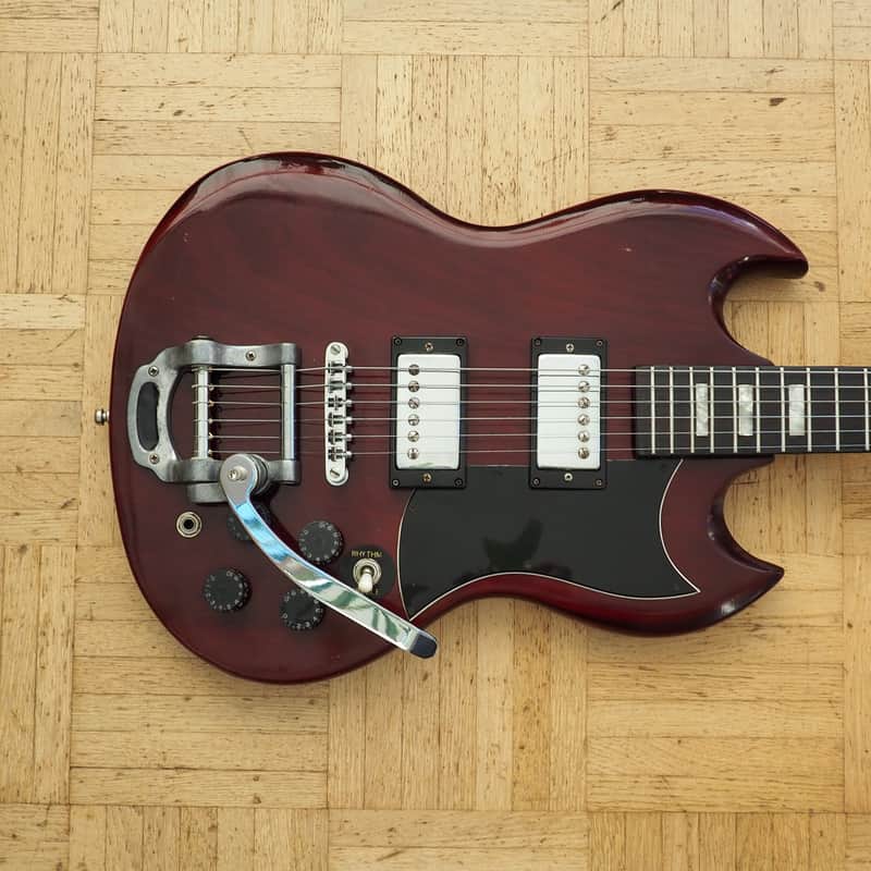 Video! Samick "Asco" post-"lawsuit" vintage 1970s SG-style - player ready, pro setup image 1