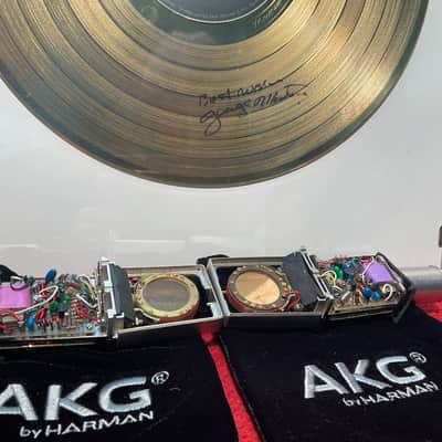 AKG EB414  PAIR MIKROFON CK12. BRASS VINTAGE image 14