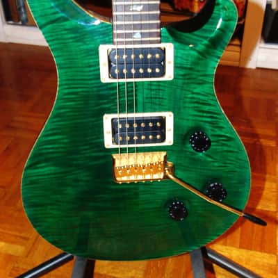 Paul Reed Smith Custom 24 Artist Package Emerald Green w/Birds and OHSC w/OHSC PRS image 1