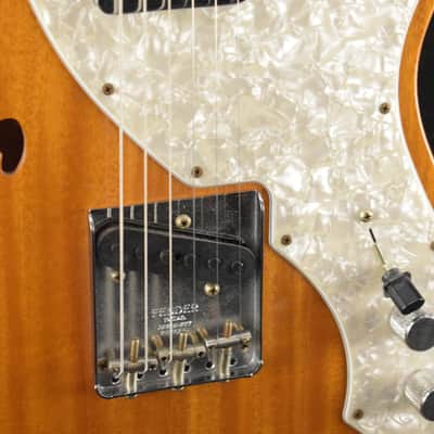 Mint Fender Custom Shop '68 Tele Thinline Journeyman Relic - Aged Natural Mahogany image 3