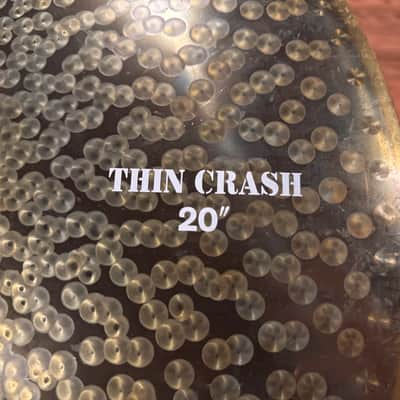 Paiste 20" RUDE Thin Crash Cymbal 1999 - Present - Raw image 1