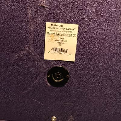 Marshall Limited Edition Purple "Hendrix" Stack Superlead MKII 1959 LTD 100 Watt 1994 Purple image 4