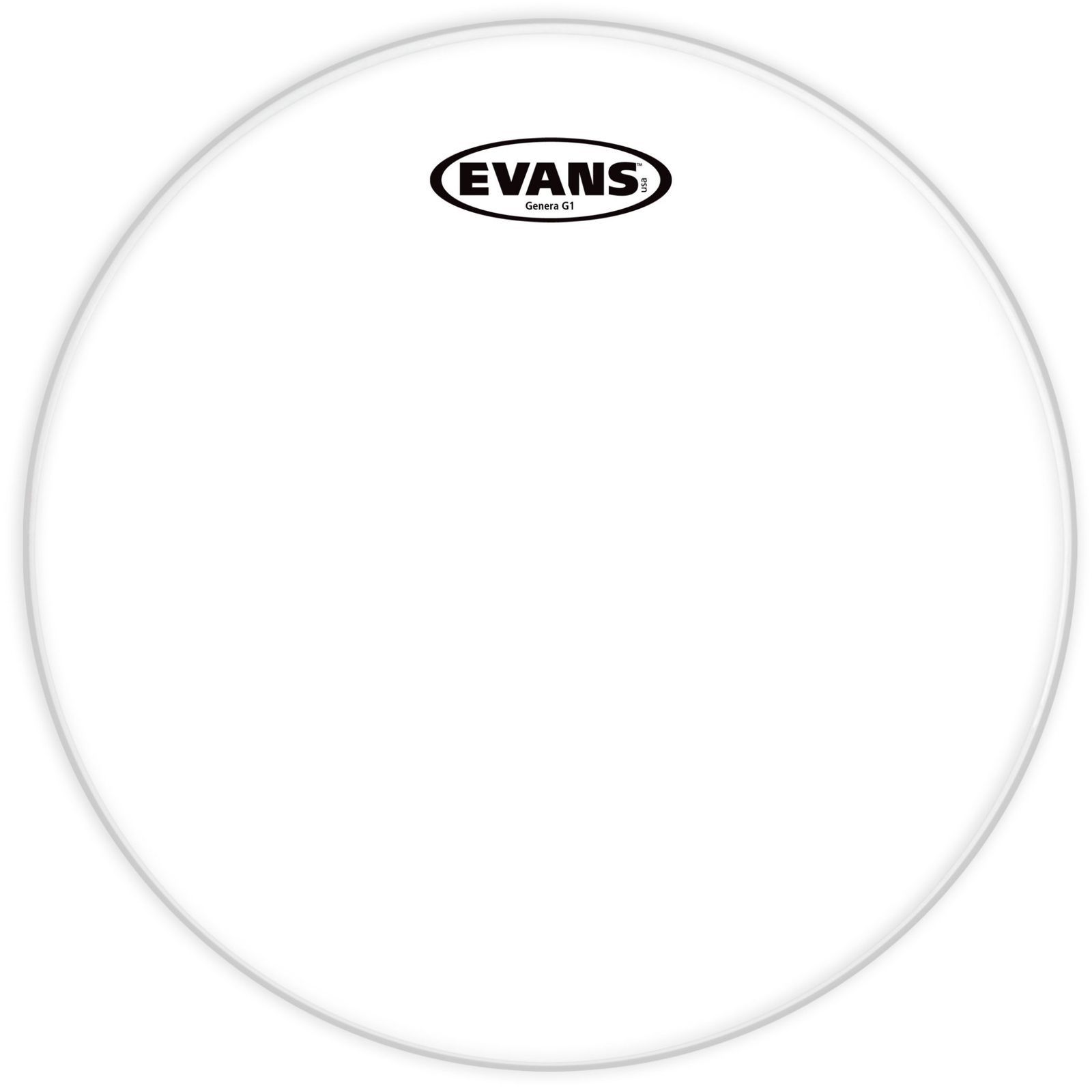 Evans 20" G1 Clear Batter/Resonant Floor Tom/Bass Drum Head USA TT20G1 1-Ply* — main photograph