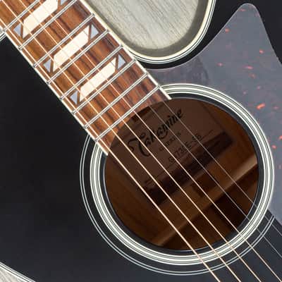 Takamine GN73CE SB NEX Cutaway Acoustic-Electric Guitar, Solid Spruce Top, Satin Black image 9