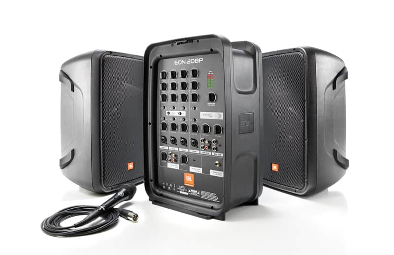 JBL EON208P Packaged 8" 2-Way PA with Powered 8-Channel Mixer and Bluetooth® (IN STOCK) image 1