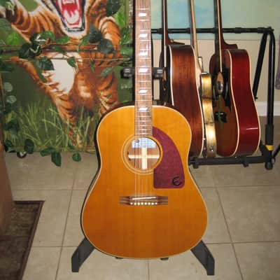 Epiphone Masterbilt Tribute Texan FT79 Acoustic/Electric Guitar~2000 ~ w/Hard Case~Excellent~Fishman image 1