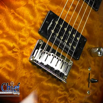 Brian Moore I-2000 iM Electric Guitar Flame Maple Vintage Sunburst, Excellent Condition image 5