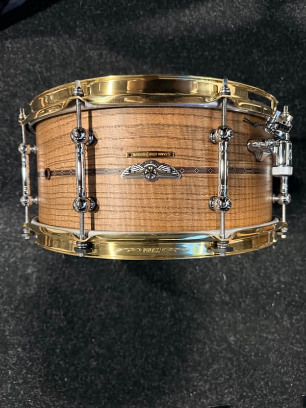 Tama Star Reserve Curly Ash 14x6.5 snare drum image 1