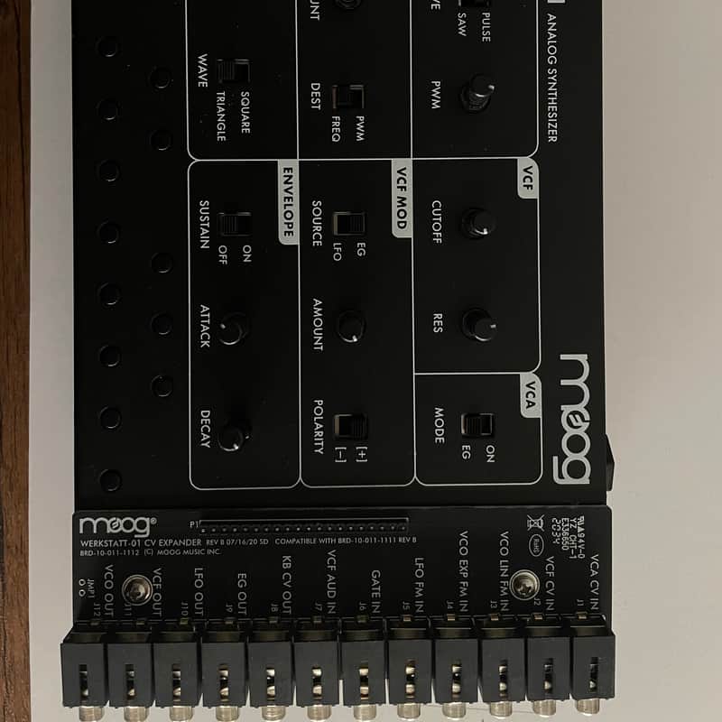 2020 – Present Moog Werkstatt- 1 Analog Synthesizer Kit Black