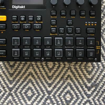 Elektron Digitakt Eight-Voice Digital Drum Computer/Sampler owned by Eric Cannata of Young the Giant image 1