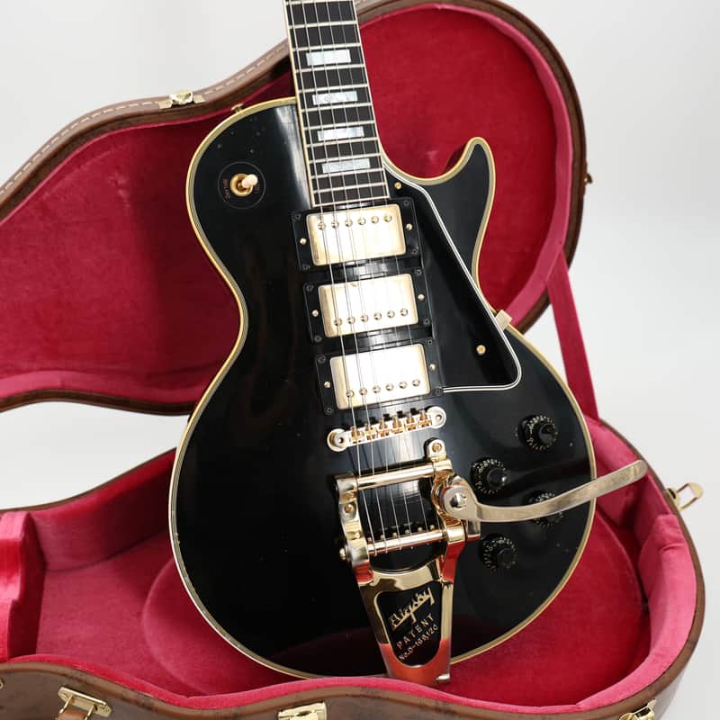 Gibson Custom Shop Murphy Lab '57 Les Paul Custom 3-Pickup Reissue Light Aged w/Case (Used) image 1