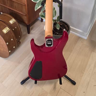 Jackson AT2T MIJ Japan 1997 - Cherry Sunburst Flame Top EMG HH Super Archtop AT1 Strat Pre-Fender Pro Professional 90s Guitar image 10