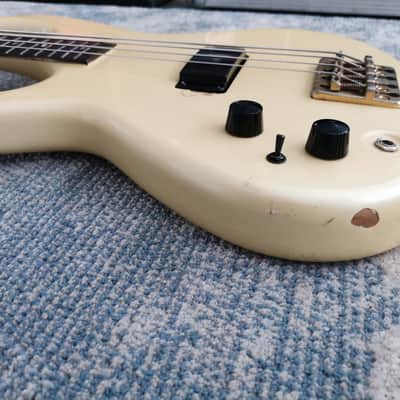 Aria Pro II Sb-Elite I 1984 Pearl White LEFT HANDED image 9