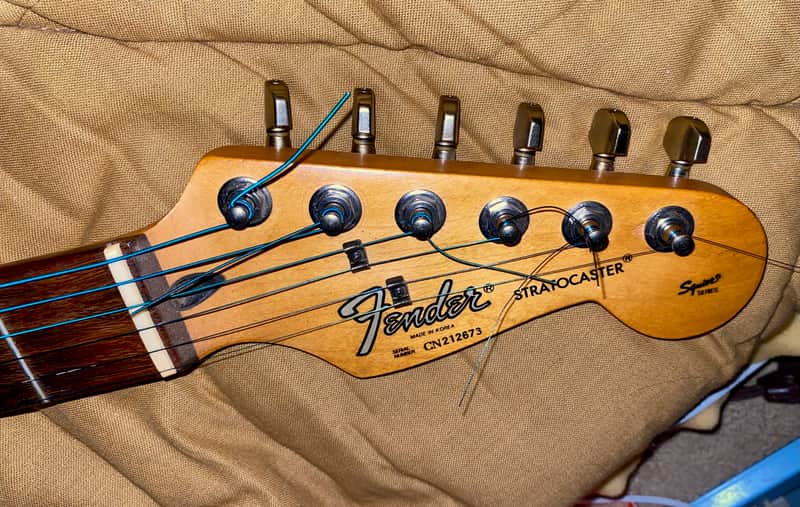 Rare Fender Stratocaster "Squier Series" Rosewood Neck CN2 Korea image 1
