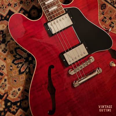2023 Gibson ES-335 Figured Sixties Cherry w/ OHSC | Block Inlay, Figured Top image 9