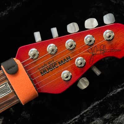 Ernie Ball Music Man JP7  2011 - John Petrucci - Cherry Burst image 7
