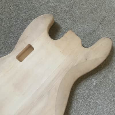 Unfinished Basswood Jazz Bass Style Body image 7