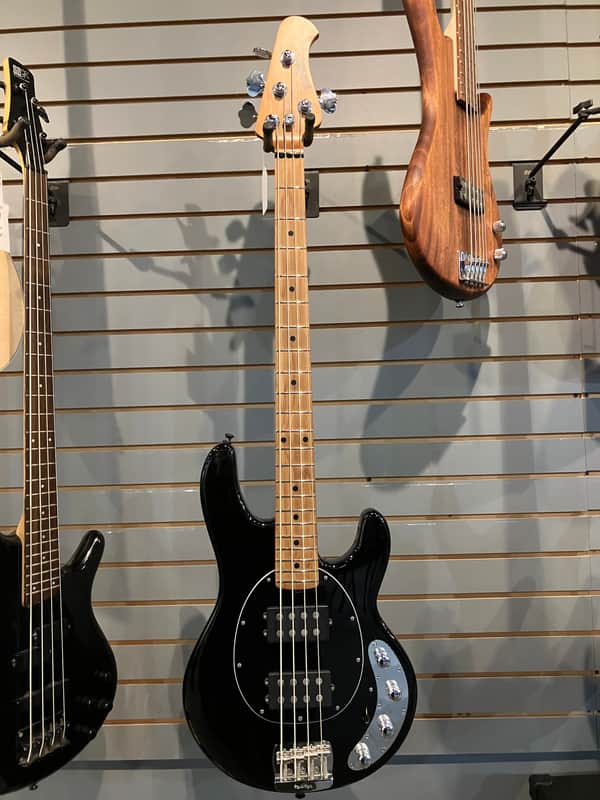 USED Ernie Ball Music Man Stingray Special HH - Black with case image 1