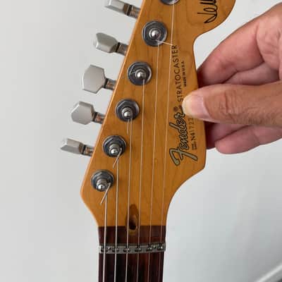 1994 Fender Jeff Beck Artist Series Stratocaster Vintage White Bild 11