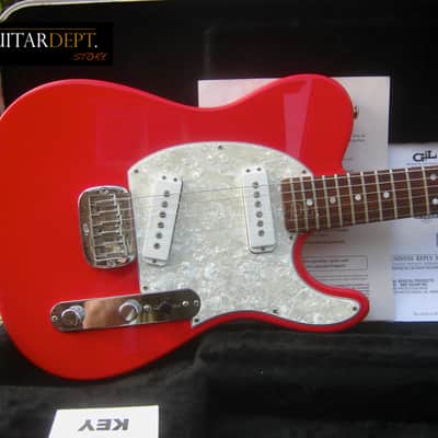 ♚MINT♚ 2006 G&L Leo Fender American ASAT Special TELECASTER USA ♚ FULLERTON RED ♚ Mother Pearl image 23