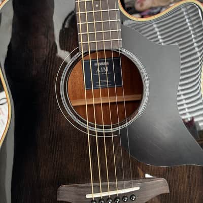 Yamaha A1M Dreadnought Acoustic-Electric with Cutaway 2010s - Natural image 3