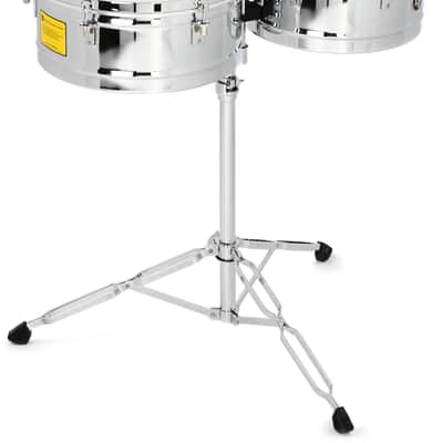 Latin Percussion Matador 14/15-inch Timbales - Chrome image 1