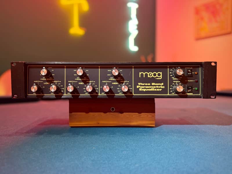 Moog MKPE Three Band Parametric Equalizer 1970s - Black image 1