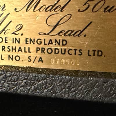Marshall JMP 2204 Master Model Mk2 Lead 50-Watt Guitar Amp Head 1979 - Serviced image 7