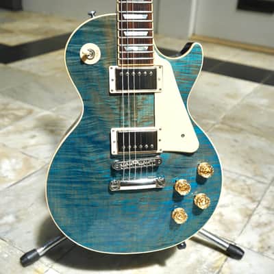 Gibson Les Paul Traditional in Ocean Blue (2015) image 5