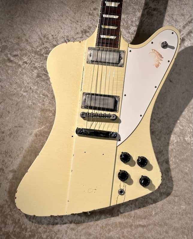 Gibson Custom Shop Johnny Winter 1964 Firebird V Murphy Lab Aged 2021 - Polaris White[GTK017] image 1