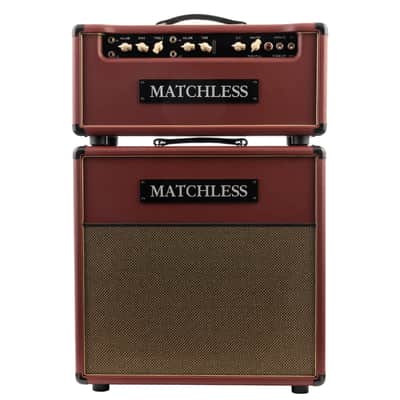 Matchless HC-30 Head & ESS 1x12 Cabinet - Burgundy / Gold Grille image 1