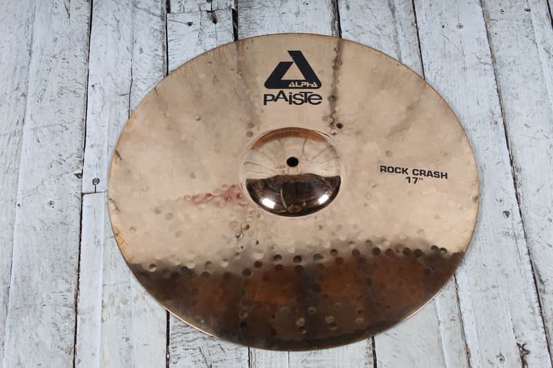 Paiste Alpha Series 17 Inch Rock Crash Cymbal 17" Rock Crash Drum Cymbal image 1