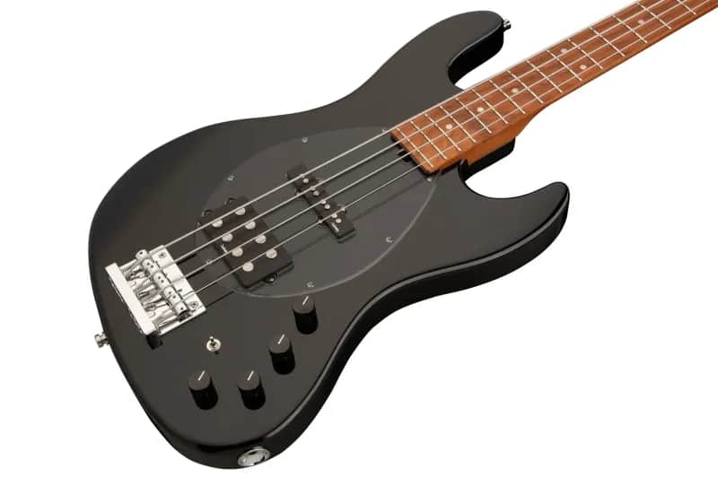 Sadowsky MetroExpress 21-Fret Vintage M/J Bass, Roasted Maple Fingerboard, 4-String - Solid Black High Polish image 1