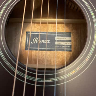 Ibanez AE100BUF Acoustic-electric Guitar - Burgandy Flat image 5