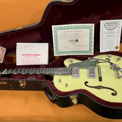 Gretsch G6118T-R Gretsch Anniversary Stephen Stern Masterbuilt Relic USA Mint 2007 - Relic Two Tone Smoke Green image 2