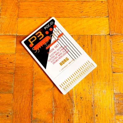 **VERY RARE** Korg POC-01 Symphony (Rock Set) - Memory Card for Korg P3 piano module expander! image 2