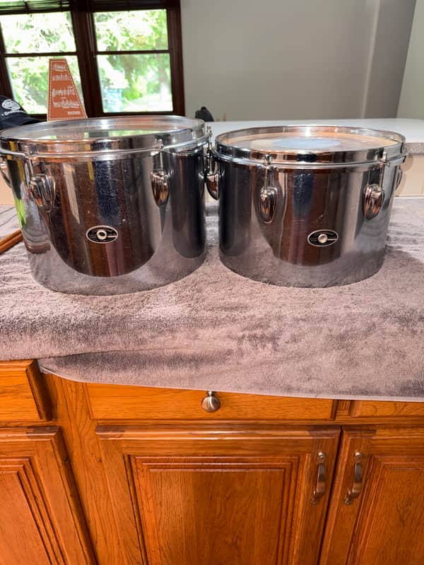 Slingerland The Modern Solo Outfit #1401 and 1411 1973 - Chrome
