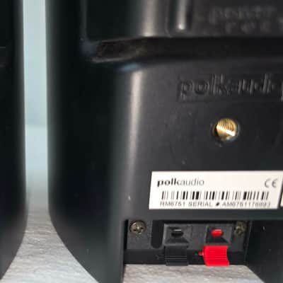 Polk RM-6751 Bookshelf Speakers & RM6752 Center Speaker - Black image 5