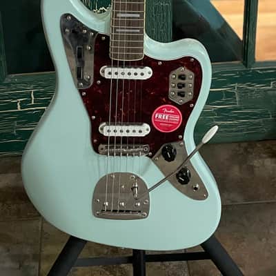 Squier Classic Vibe 70s Jaguar SS Electric Guitar in Surf Green w/ Trem Arm image 1