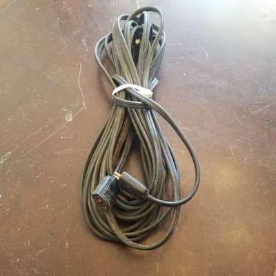 Belden Bell & Howell 2-pin 25' power cable electric cord extension stubby rare 1950s image 4