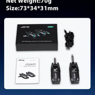 Joyo JW-08 Wireless Transmitter Receiver UHF ISM 20-20kHz Frequency Band, price include the import duty for US buyer image 8