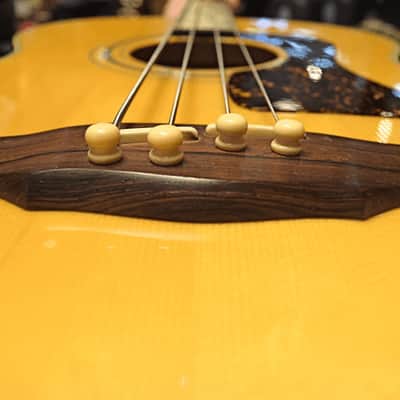 Guild B30 1987 Natural Acoustic Bass Guitar Vintage All Original w/ OHSC image 15