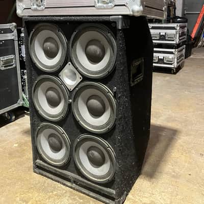 SWR Goliath 610 Bass Cab Cabinet Pre-Fender 1998 Ampeg SVT-VR Grill Cloth image 5