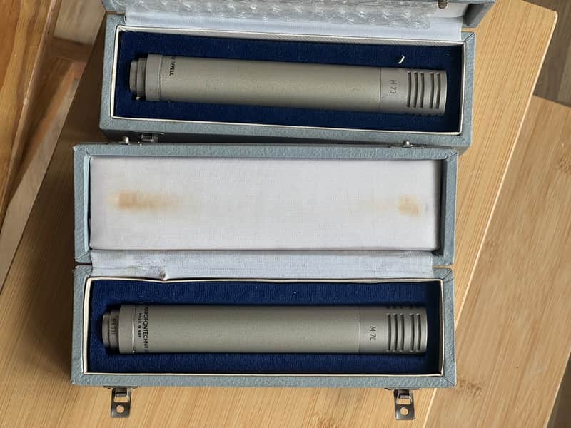Microtech Gefell RFT M70 MV691 vintage condenser microphones | Reverb